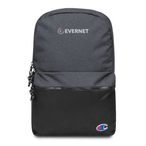 Embroidered White Logo Champion Backpack