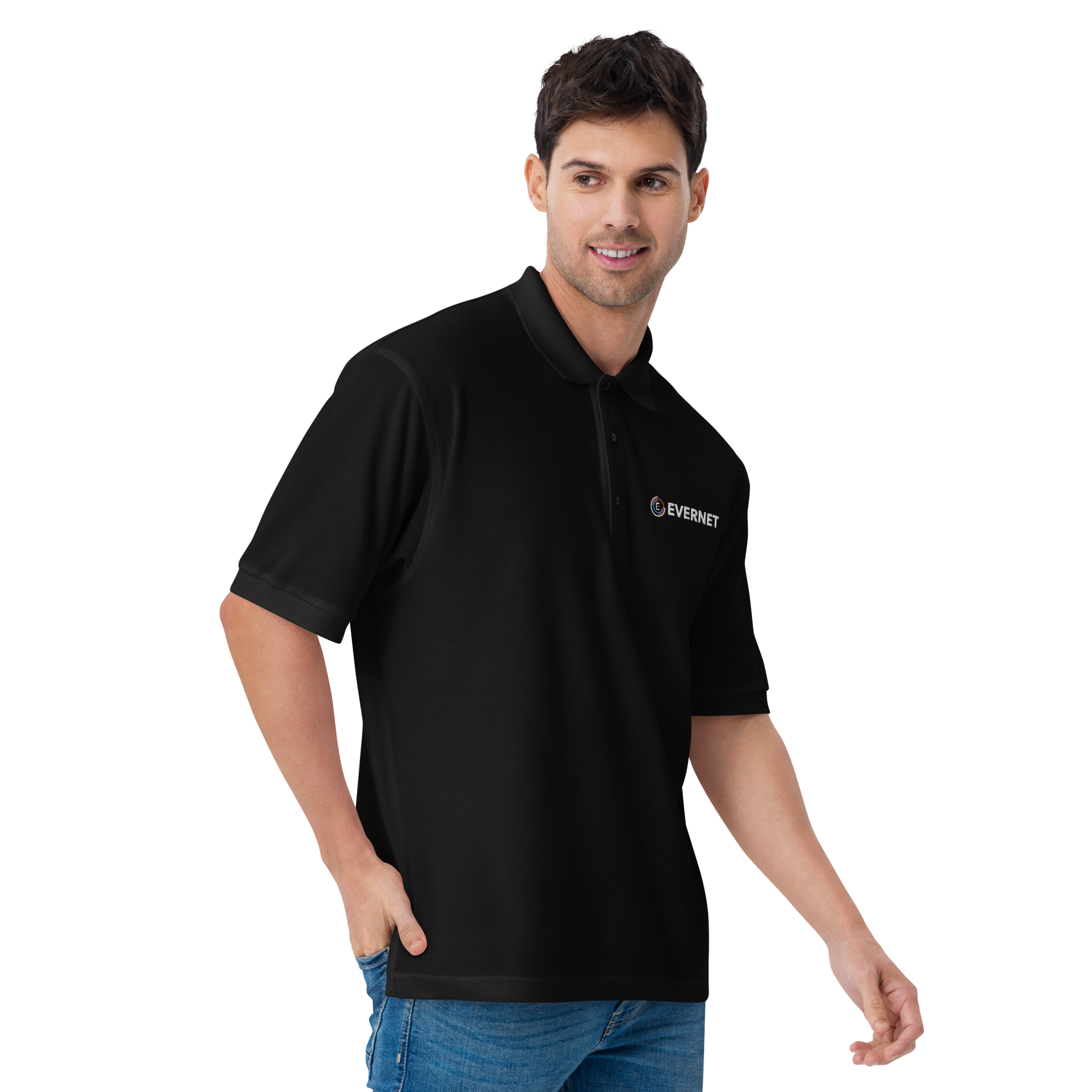 Men's Dark Color Premium Polo - Image 3