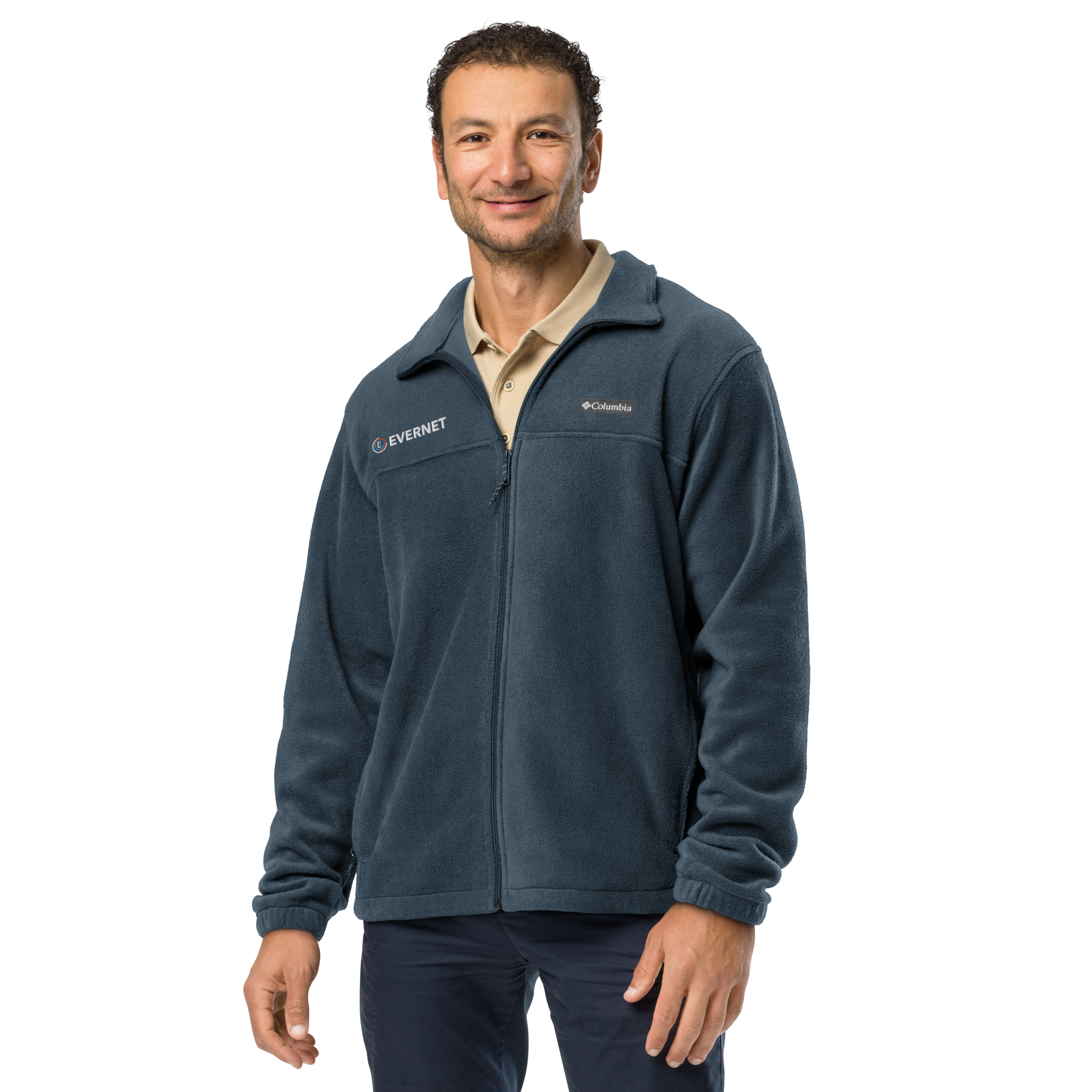 Unisex Dark Color Columbia fleece jacket - Image 5