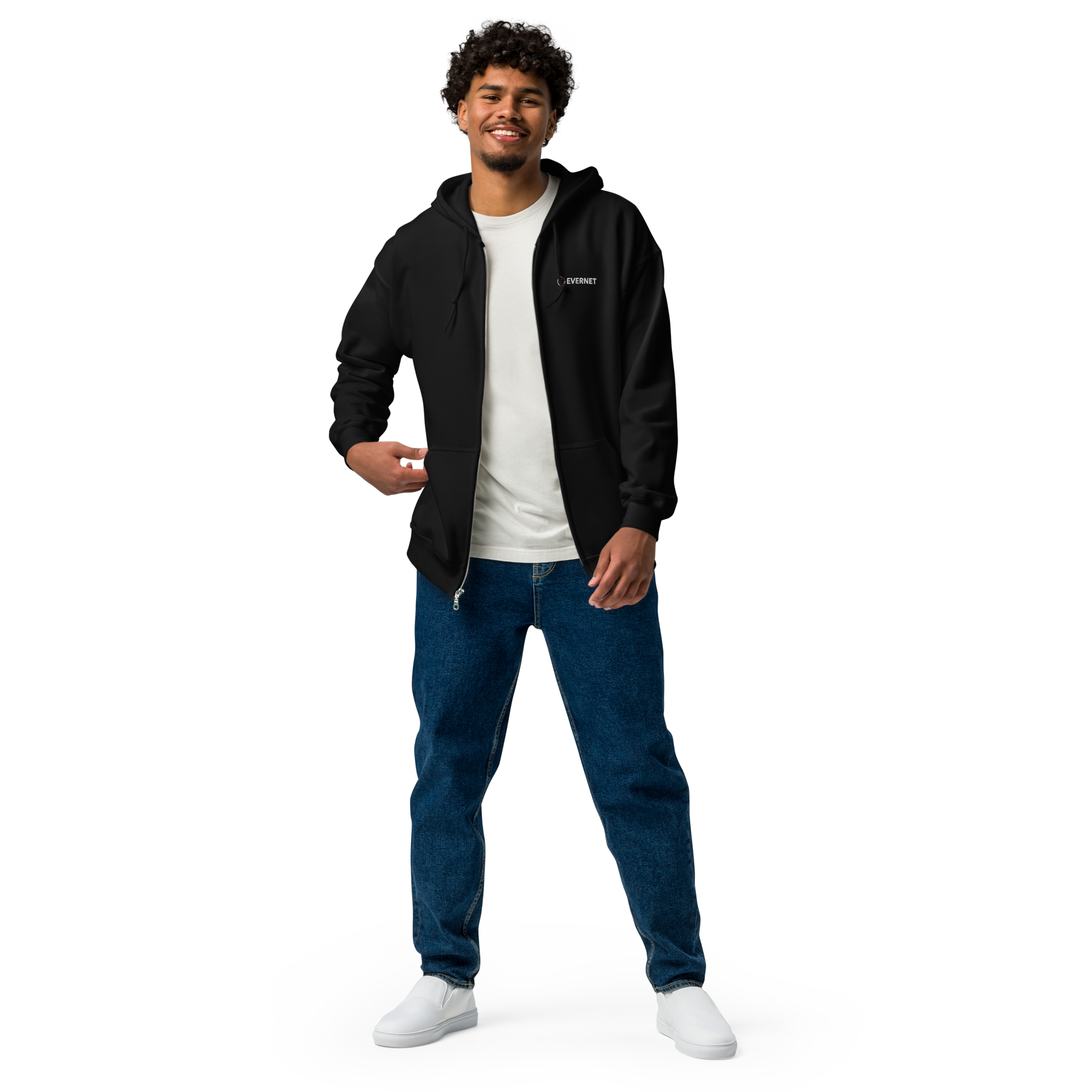 Unisex heavy blend Dark Color zip hoodie