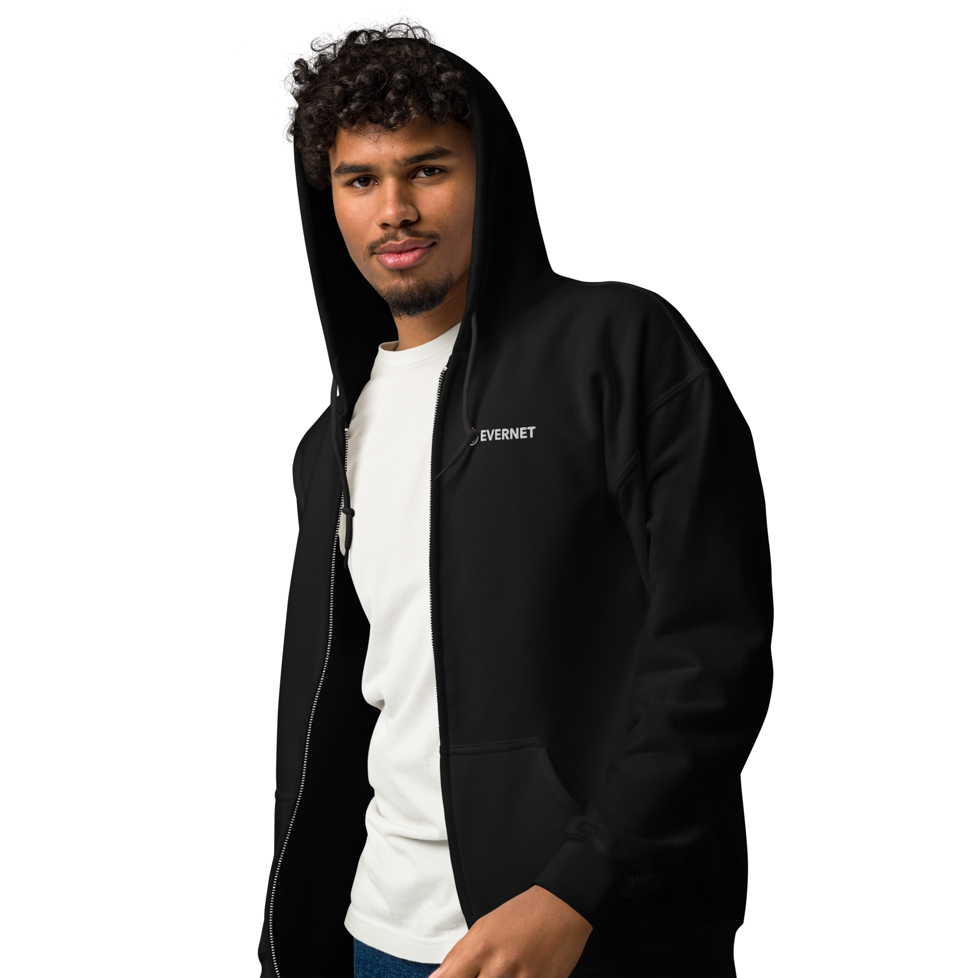 Unisex heavy blend Dark Color zip hoodie - Image 2