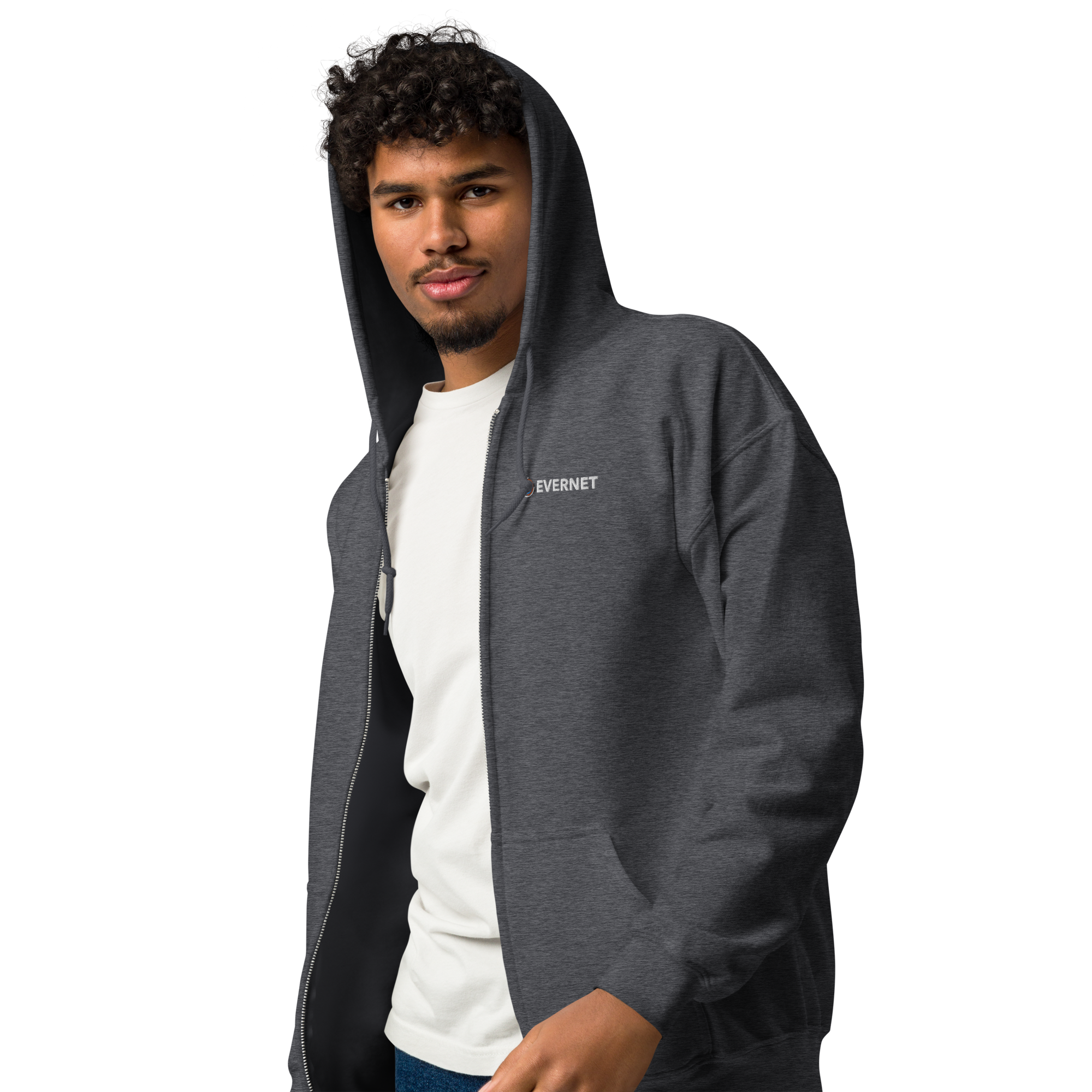 Unisex heavy blend Dark Color zip hoodie - Image 6