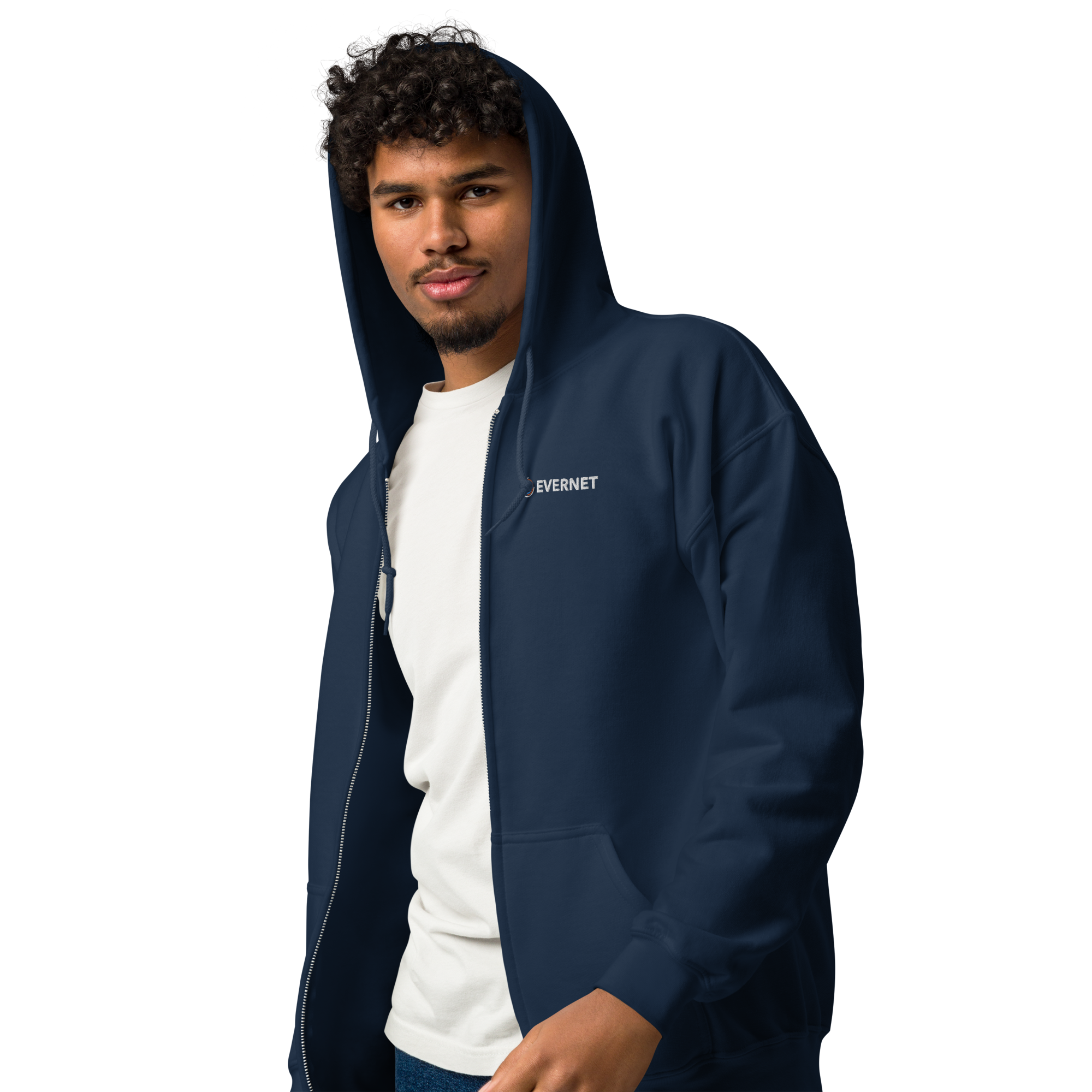 Unisex heavy blend Dark Color zip hoodie - Image 4