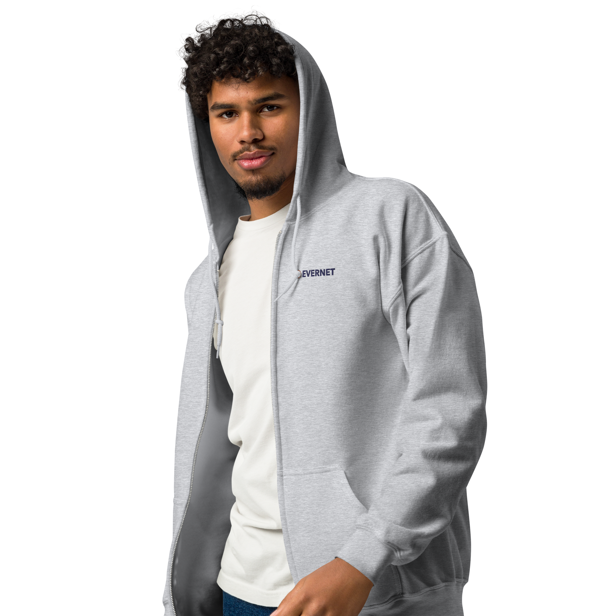 Unisex heavy blend Light Color zip hoodie - Image 3