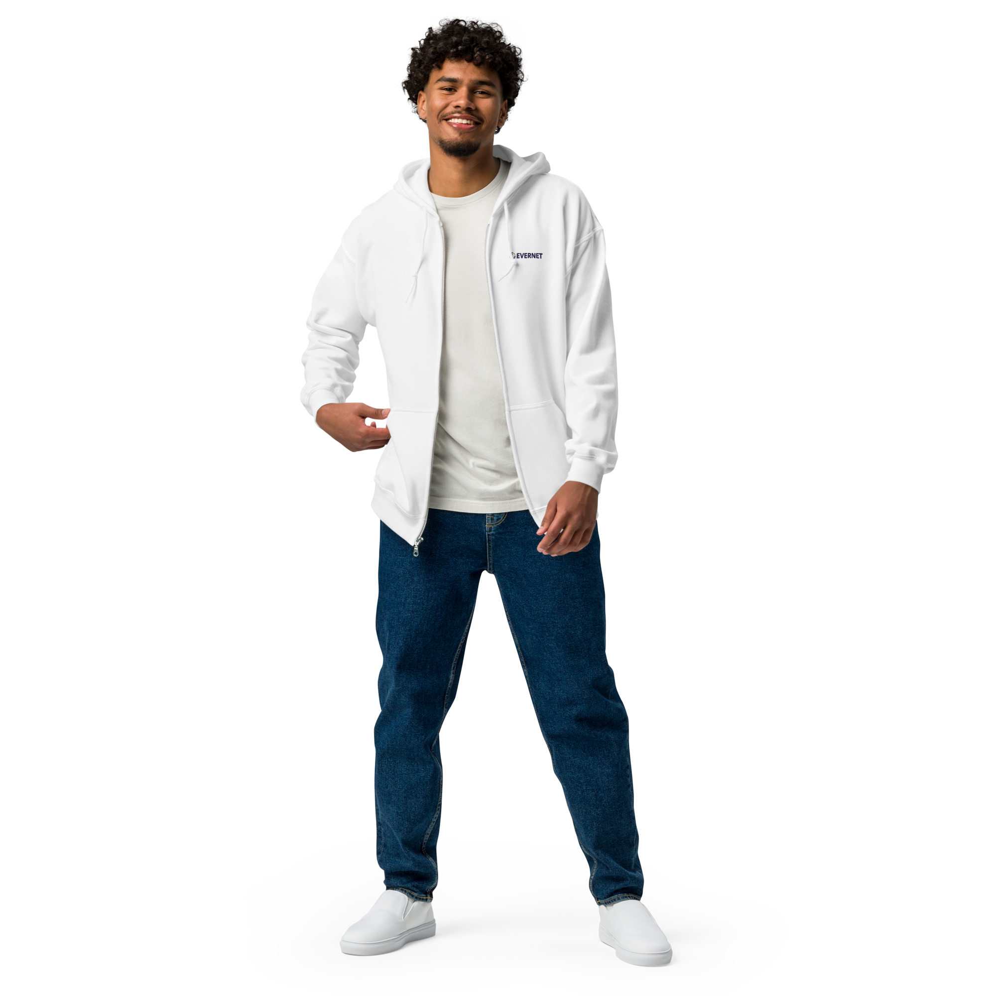 Unisex heavy blend Light Color zip hoodie