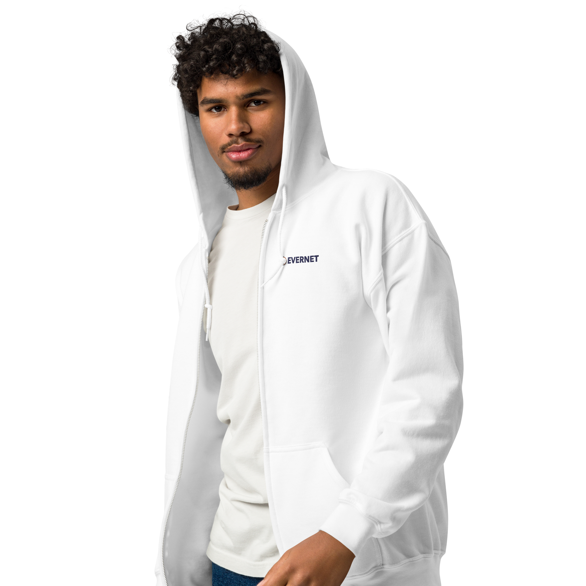 Unisex heavy blend Light Color zip hoodie - Image 4