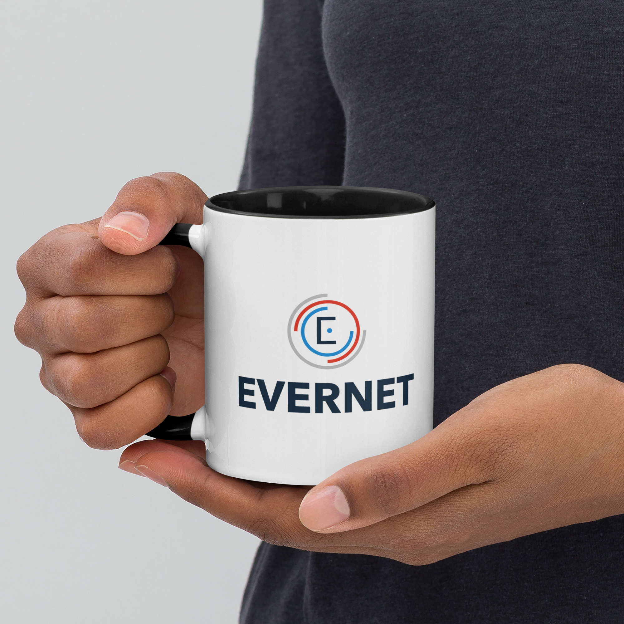 EVERNET Mug with Color Inside - Image 3