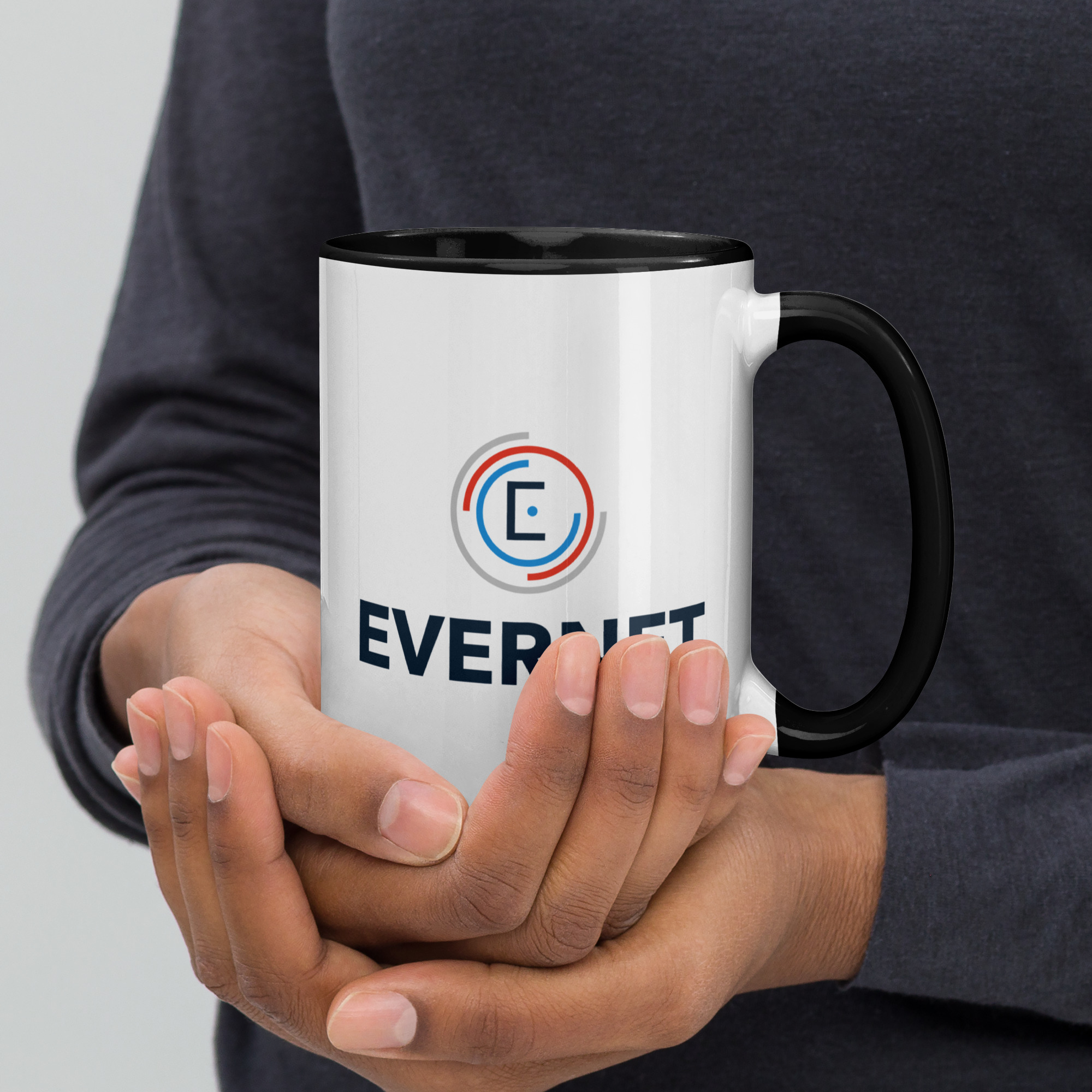 EVERNET Mug with Color Inside - Image 4
