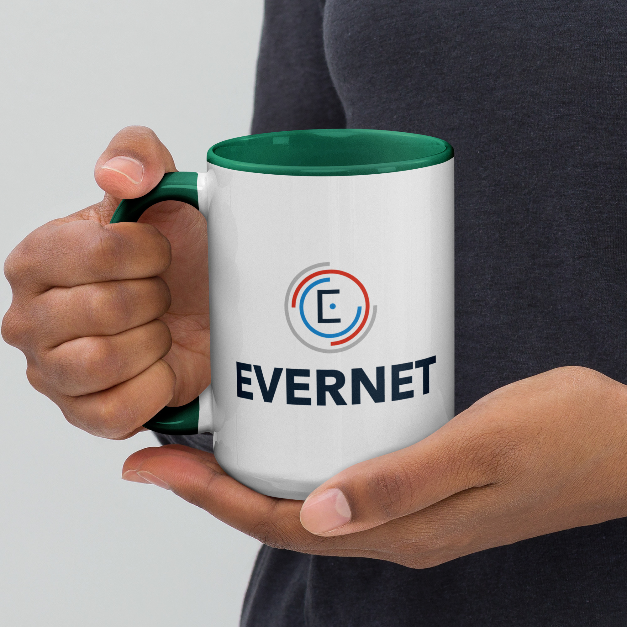 EVERNET Mug with Color Inside - Image 14