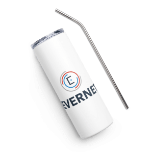 White Stainless steel tumbler