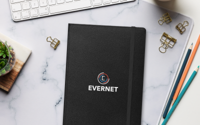 EVERNET Hardcover bound notebook